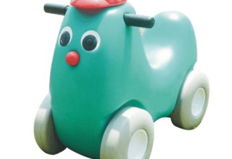 Animal-Shaped Ride-On Toy – Small Plastic Vehicle for Toddlers – Indoor & Outdoor Fun – Size: 42×31×61 cm