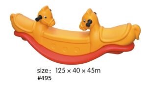 DOUBLE PLASTIC ROCKER SIZE ; 125X40X60CM