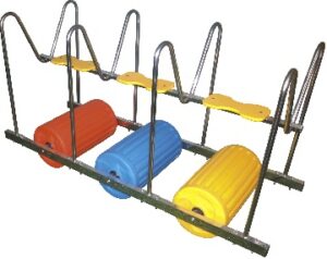3 PERSON EXERCISE ROLLER STATION SIZE 171X61X91CM