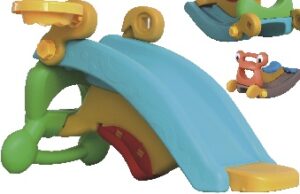 INDOOR PLASTIC TOY WITH SMALL SLIDE SIZE 83X48X50CM