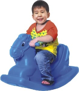 Toddler Plastic Rocker – Indoor Ride-On Toy for Kids – Size: 68×30×45 cm