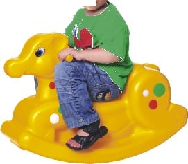 Toddler Plastic Rocker – Indoor Ride-On Toy for Kids – Size: 68×30×45 cm