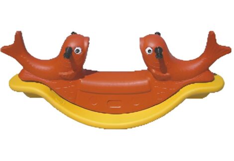 Double Plastic Seesaw – Playground Equipment – Size: 125×40×60 cm