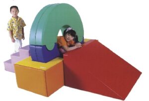 3 STEP CLIMB AND CRAWL SOFT PLAY ACTIVITY SET SIZE; 225X90X140CM