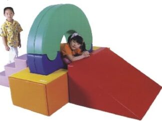3-Step Climb & Crawl Soft Play Activity Set - 225×90×140 cm