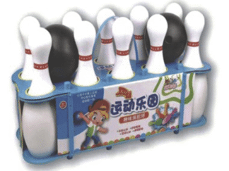 Bowling Game Set for Children – Indoor & Outdoor Sports Toy – Plastic – Size: 79×30×42 cm