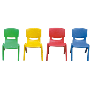 MODERN DINING CHAIRS – PLASTIC CHAIR, CHILDREN’S BACKREST CHAIR FOR SCHOOL/HOME/TRAINING CLASS/CLASSROOM/STUDENT/DORMITORY FOR LIVING ROOM, BEDROOM AND KITCHEN, H: 40CM