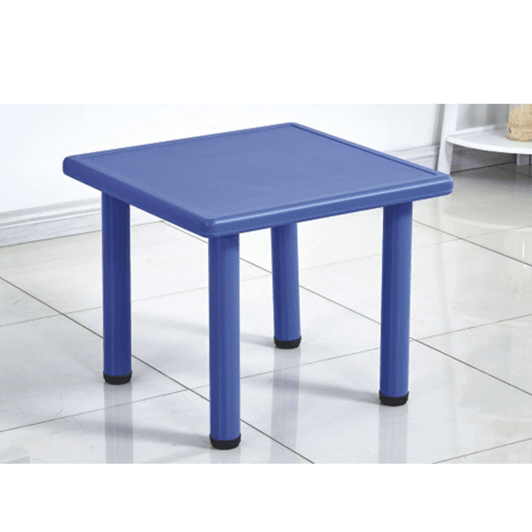 Kindergarten Kids Eating Desk Children's Plastic rectangle Table, size: 60x60x50cm