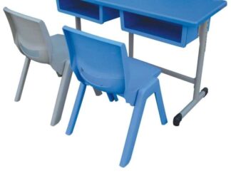 Study Table and Chair - Childs Study & Art Writing Desk Chair, Desk Set for Kids, Children, Girls, Boys and Students. Size ; 121x46.5x60-74.5cm