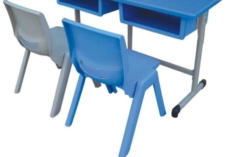 Study Table and Chair - Childs Study & Art Writing Desk Chair, Desk Set for Kids, Children, Girls, Boys and Students. Size ; 121x46.5x60-74.5cm
