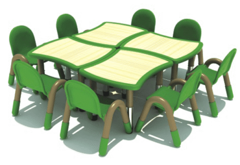 Indoor and outdoor wooden adjustable table. size;125x125x45-55cm