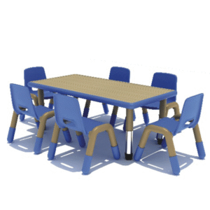INDOOR AND OUTDOOR WOODEN ADJUSTABLE TABLE SIZE ; 120X60X45CM