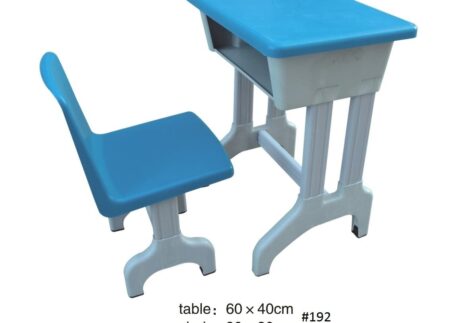 Study Table and Chair - Childs Study & Art Writing Desk Chair, Desk Set for Kids, Children, Girls, Boys and Students (Blue)