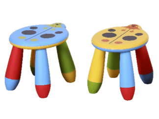 Kid's Kindergarten Classroom Stools. size; 28 x25.6 cm