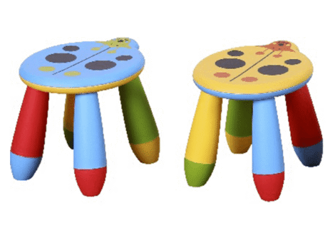 Kid's Kindergarten Classroom Stools.  size; 28 x25.6 cm