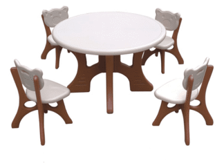 Fancy Design round shape kids table,
Size : 86*55cm