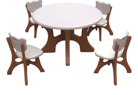 Fancy Design round shape kids table,
Size : 86*55cm