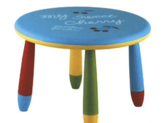 Kindergarten Kids Eating Desk Children's Plastic Table. size; 70x47cm