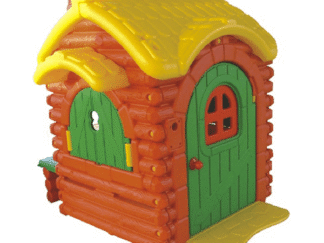 Plastic Kids Playhouse with Bell – Indoor & Outdoor Toy – Size: 162×120×157 cm