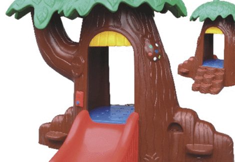 Large Plastic Playhouse for Kids – Indoor & Outdoor Toy – Size: 250×200×203 cm