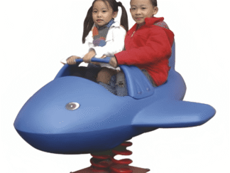 Outdoor Playground   Plastic Spring Rider -Rocking Toy -  2persons