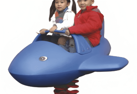 Outdoor Playground   Plastic Spring Rider -Rocking Toy -  2persons