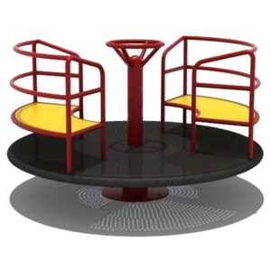 INDOOR AND OUTDOOR MERRY GO ROUND RIDE – ROTARY TOY – SIZE ;150X110CM