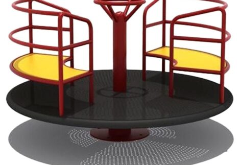 Indoor & Outdoor Merry-Go-Round Ride – Rotary Toy – Size: 150×110 cm