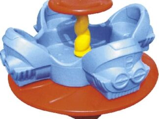 Indoor & Outdoor Merry-Go-Round Ride with 4 Seaters – Rotary Toy – Size: 110×80 cm