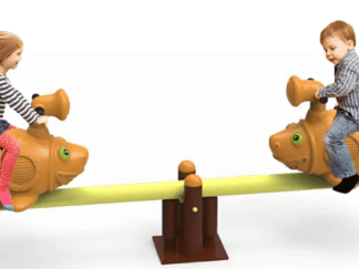 Outdoor Playground Spring Seesaw – 2 Seaters – For Kids & Adults – Size: 231×56×108 cm