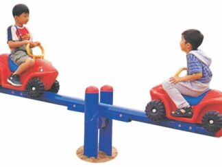 Outdoor Playground Spring Seesaw – 2 Seaters – For Kids – Size: 220×43×110 cm