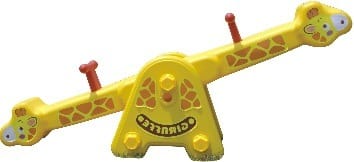 Outdoor Playground Plastic Seesaw – 2 Seaters – For Kids – Size: 134×22×37 cm