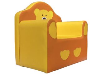 Indoor Boo Boo Bear Kids Fabric Sofa 1 Seater