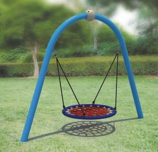 Outdoor Playground Metal Swing Set – Size: 300×100×230 cm