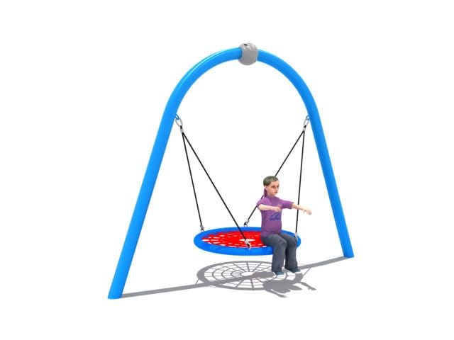 Outdoor Playground Metal Swing Set – Size: 300×100×230 cm - Image 2
