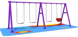 OUTDOOR SWINGS 4 SEATS SIZE; 400X130X200CM