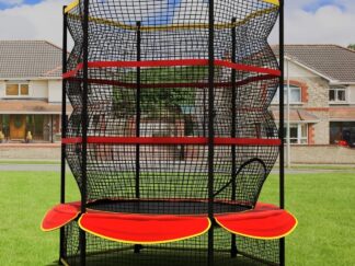 Outdoor/Indoor Trampoline for Kids – High Quality with Safety Enclosure – Size: 4 ft