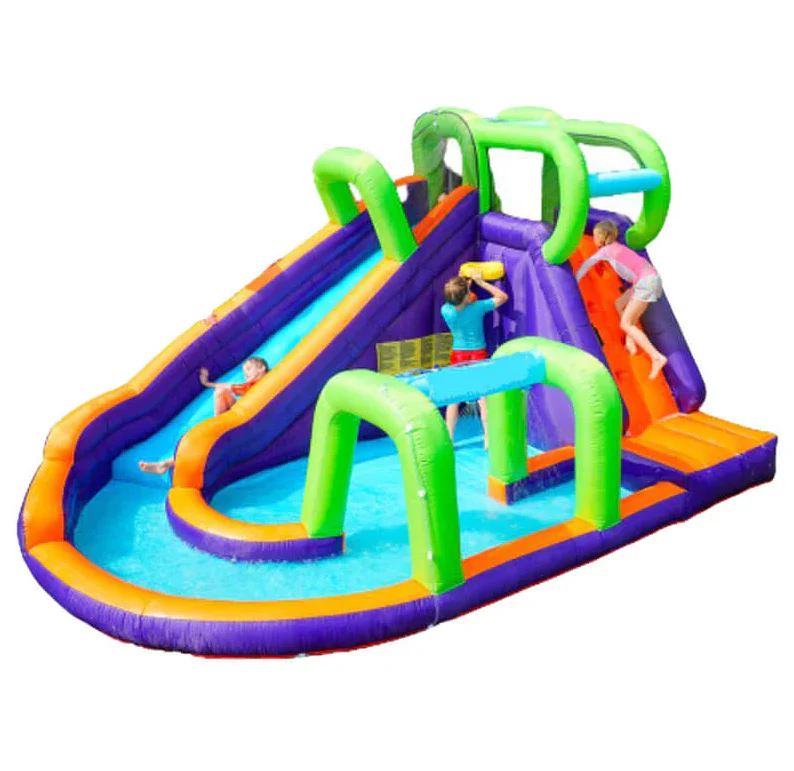 Inflatable Water Slide - Heavy-Duty for Outdoor Air Blower - Size: 4.2×3×2.25 m