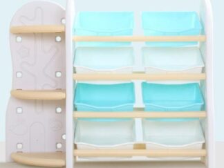Plastic  toys organizer storage box shelf with drawers  size ;  110x36x91cm
