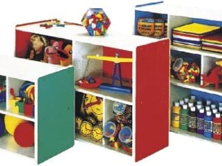 Wooden toys organizer storage box shelf size ; 120x30x100cm