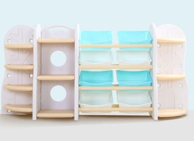 Pink plastic toys organizer storage box shelf. size ; 188x36x91cm