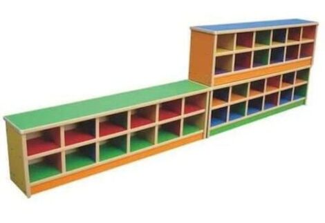 Kids wooden shoes rack size ; 120x2235cm
