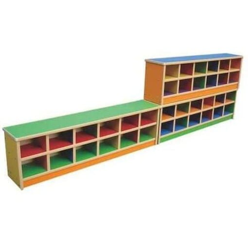 Kids wooden shoes rack size ; 120x2235cm