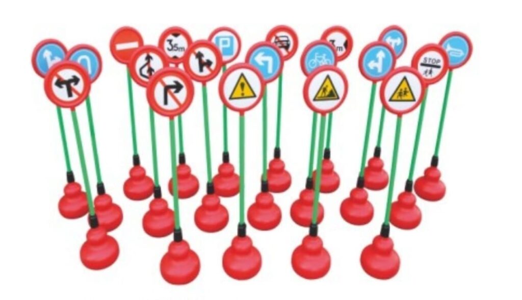 Traffic Signs for Kids - 20 pcs/box, Size: 25*120cm