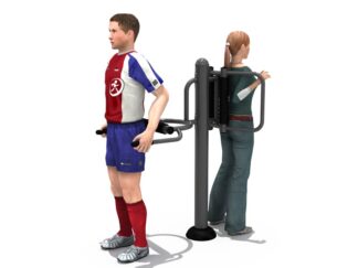 OUTDOOR Waist & Back Massager heavy duty gym machine