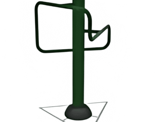 Outdoor leg stretching heavy duty gym machine