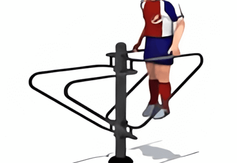 Outdoor double parallel bars ( Push Up & Dip Station)
heavy duty