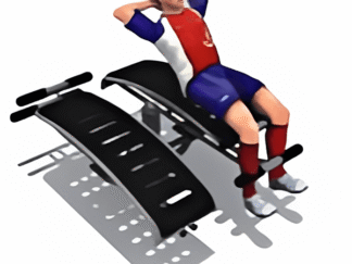 Outdoor  double abdominal Bench heavy duty