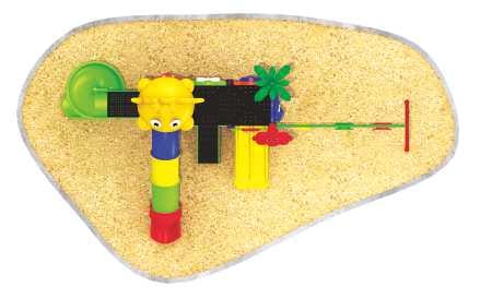 Outdoor Playground Toy with 3 Swings & 4 Slides – Large, Vibrant & Fun Outdoor Set – Size 610x400x330 cm - Image 2