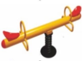Outdoor Playground Spring Seesaw – 2 Seaters – For Kids – Size: 200×60×75 cm